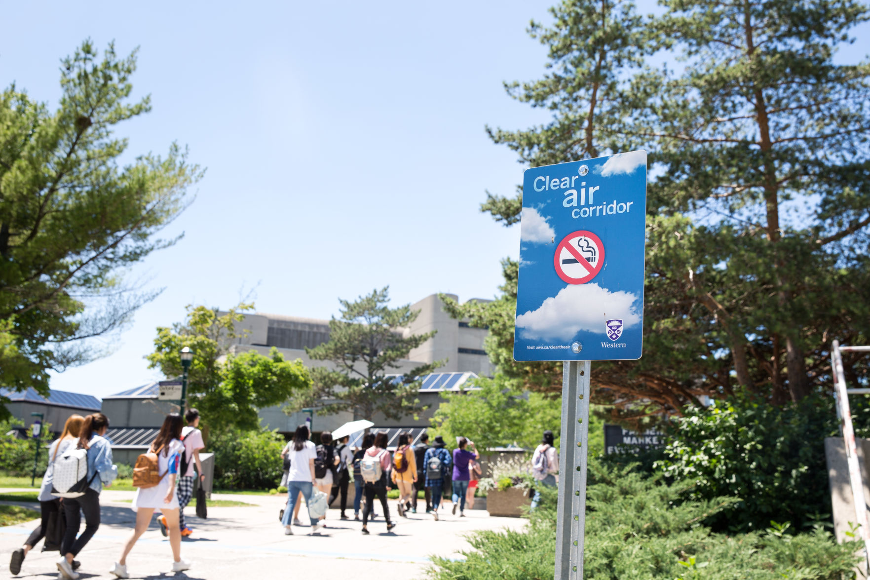 Smoking ban first-stage (Photo 3 Clear Air Corridor)
